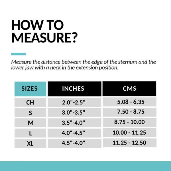 Zorch Cervical Collar Spl HOW TO MEASURE