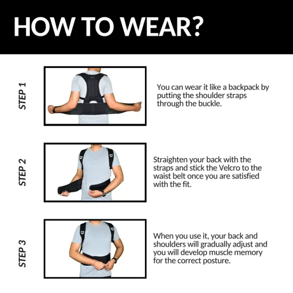 Zorch Posture Correction Belt How To Wear