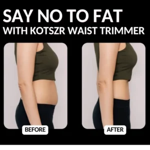Zorch Waist Trimmer Belt for Women Before and after use