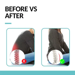 Lumbo Sacral Belt Double Pull Plain before use vs after use