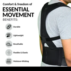 Comfortable posture corrector belt