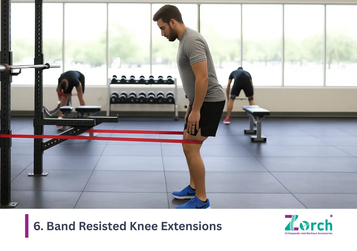 Band Resisted Knee Extensions