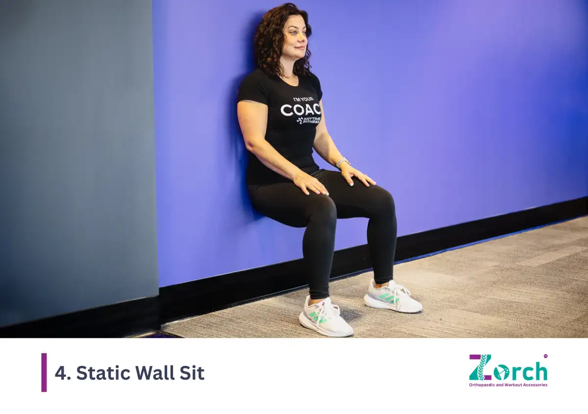 Static Wall Sit exercise